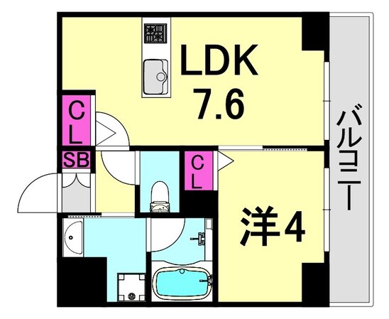 CODE西宮甲子園口の物件間取画像